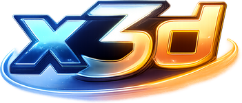 x3d লোগো